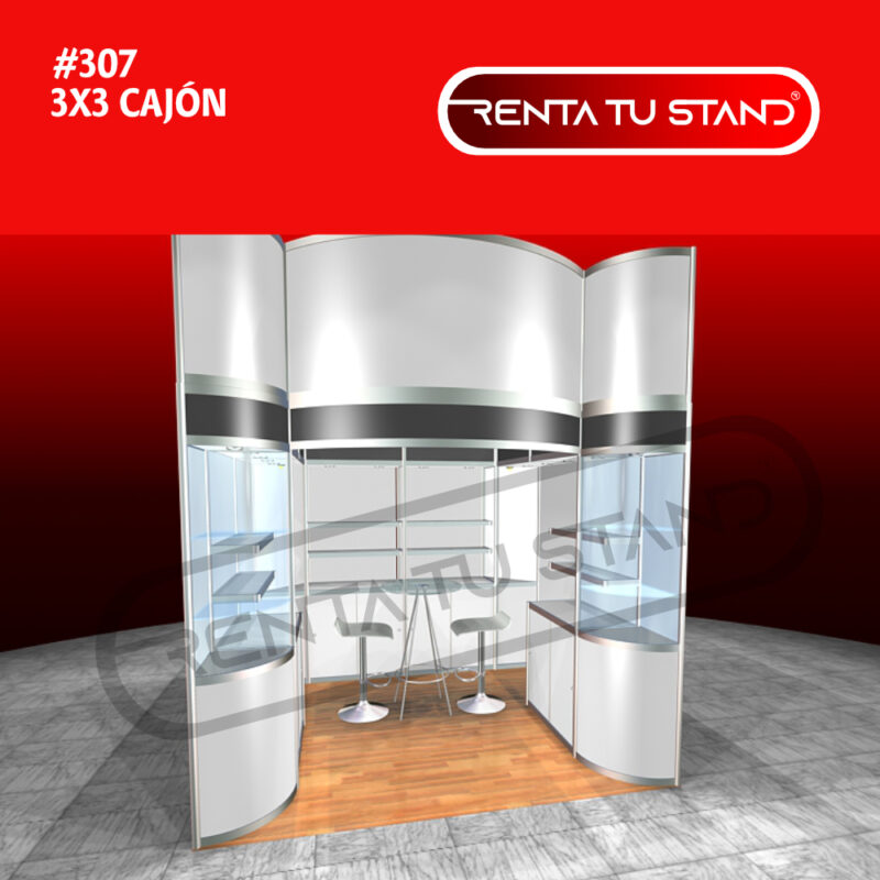 Stand de aluminio #307 cajon