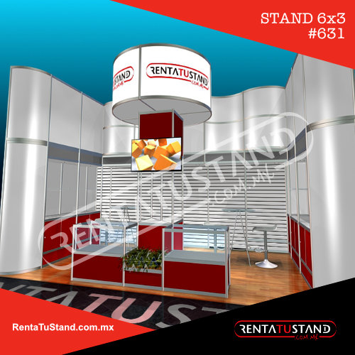 Stand en renta 6x3 Aluminio #631