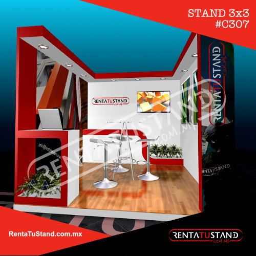 Stand 3x3 c307 en madera