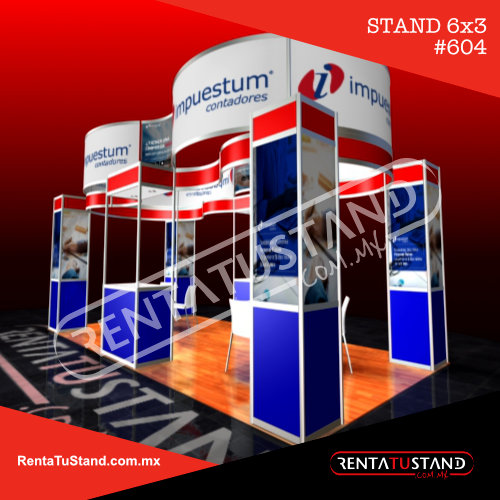 Stand en renta Isla 6x3 #604