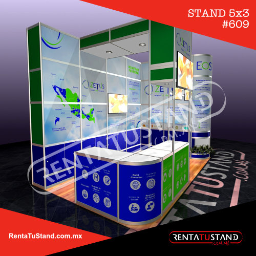 Stand en renta 5x3 #609