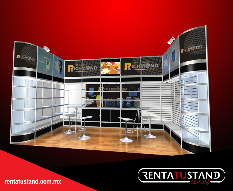 Stand 643 Cajón en Aluminio