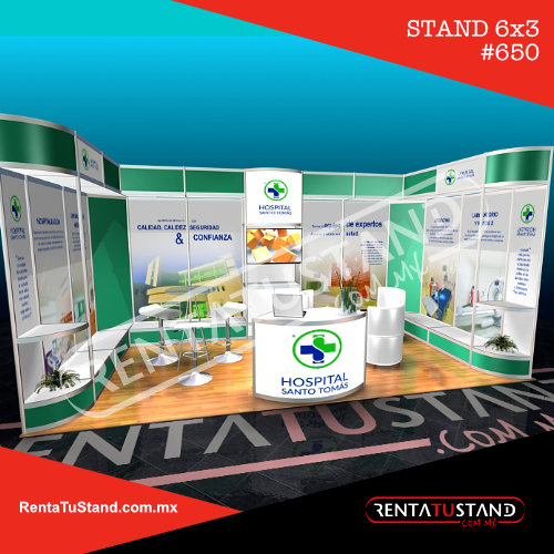 Renta de stand #650 de 6x3 en cajon