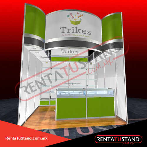 Renta de stand de aluminio 354