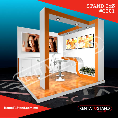 Stand custom 3x3 esquina #321