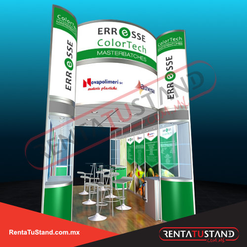 renta de stand 6x3 #645 en renta tu stand