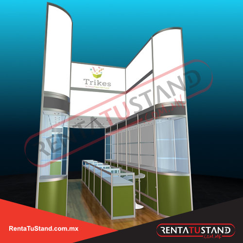 renta de stand 6x3 #646 en renta tu stand