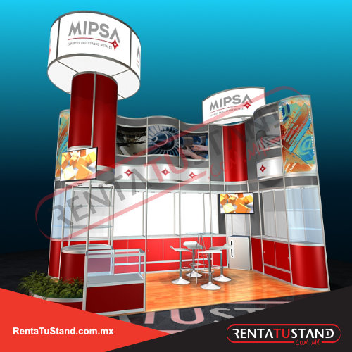 renta de stand 6x3 #648 en renta tu stand