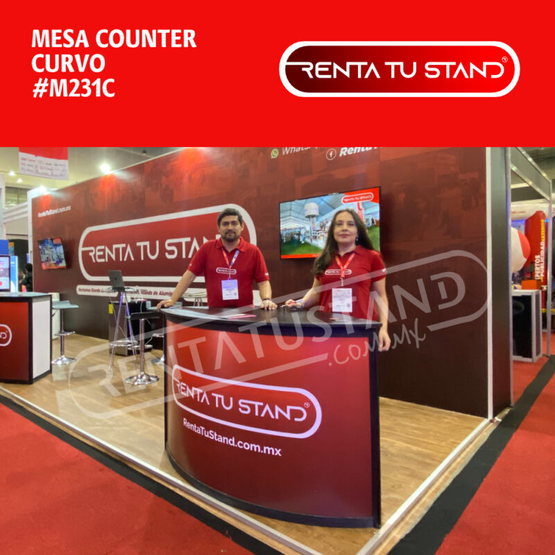 Mesa Counter Curvo Personalizado. Con y/o sin puertas.