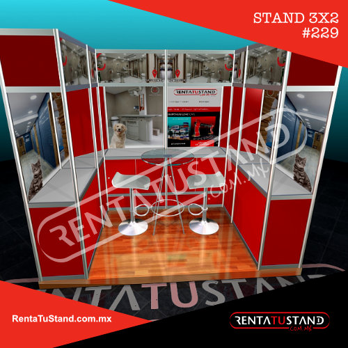 Stand en renta 229 3x cajón