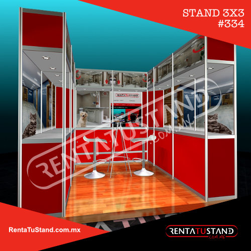 Stand en renta 334 3x3 cajon