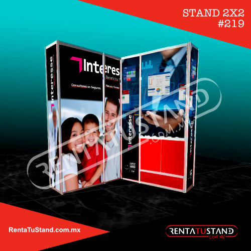 Renta de Stand 2x2 esquina #219