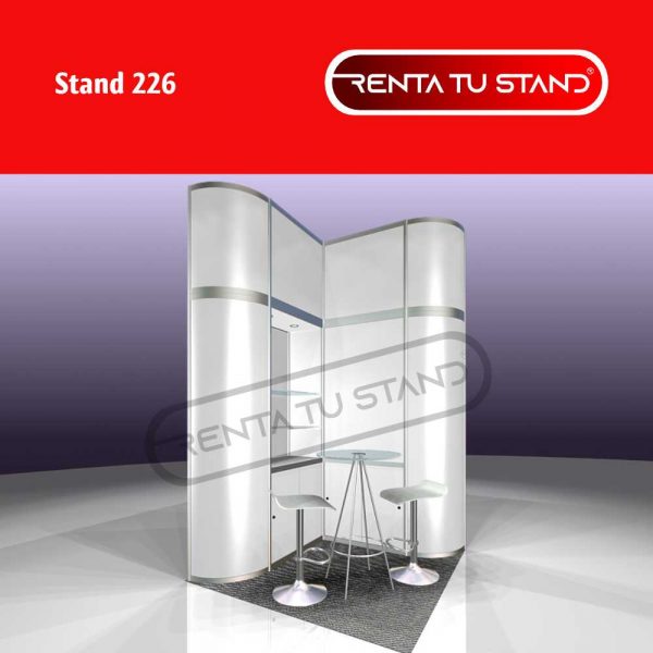 Stand 2x2 esquina #226 en Renta Tu Stand