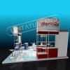 Stand 6x6 de aluminio octagonal en formato isla #517