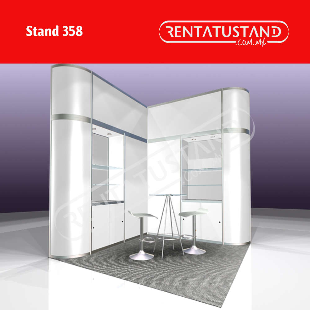 Stand 3x3 esquina. Stand de aluminio