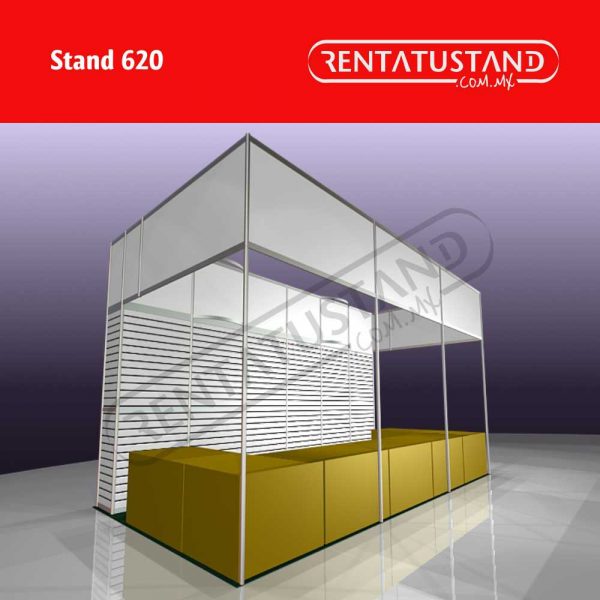 Stand 6x3 cabecera #620 en renta tu stand