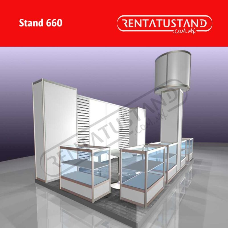 Stand 6x3 cabecera #660 en rentatustand