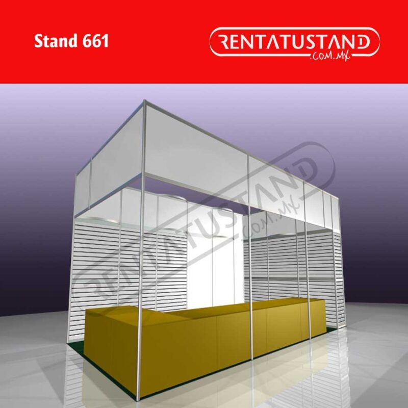 Stand 6x3 esquina #661 en rentatustand