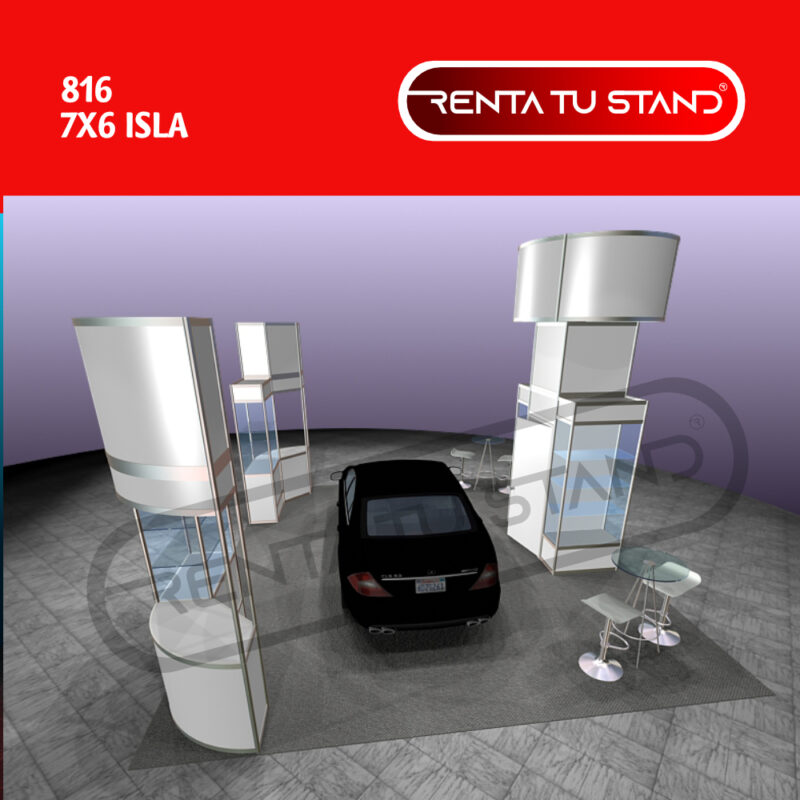 Stand isla 816 de aluminio