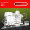 #818 stand isla aluminio 7x6