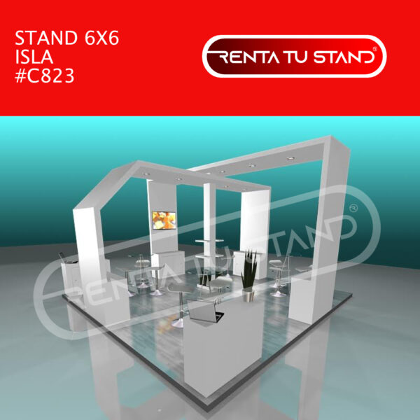 #C823 STAND CUSTOM ISLA 6X6