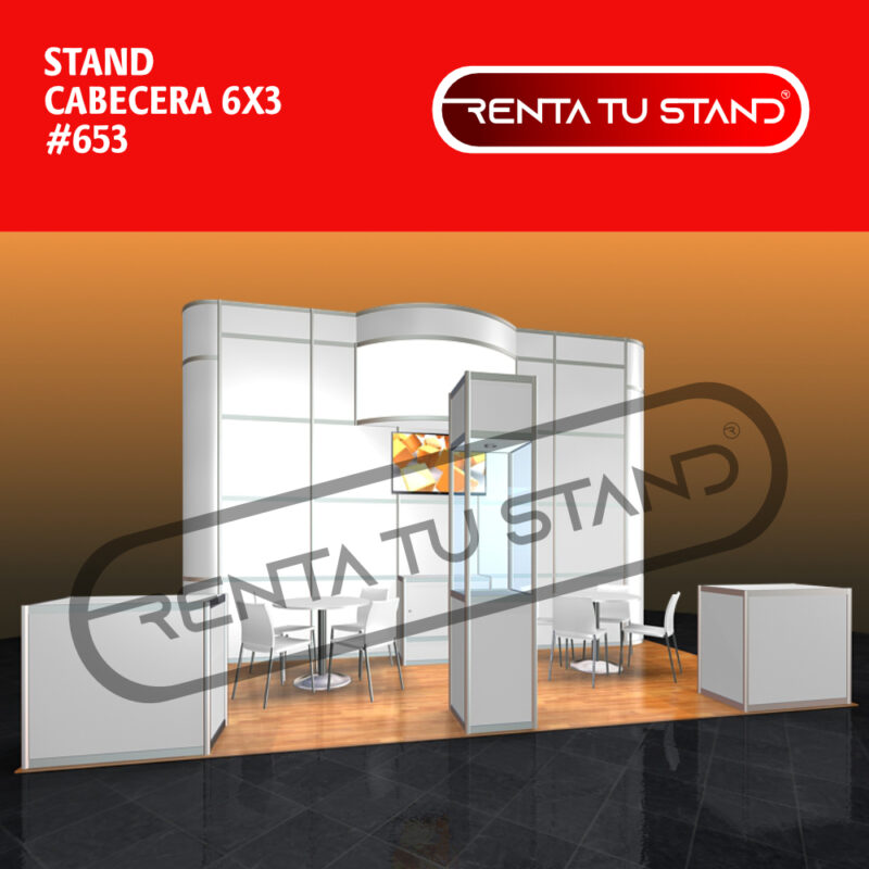 Stand 653 cabecera en aluminio