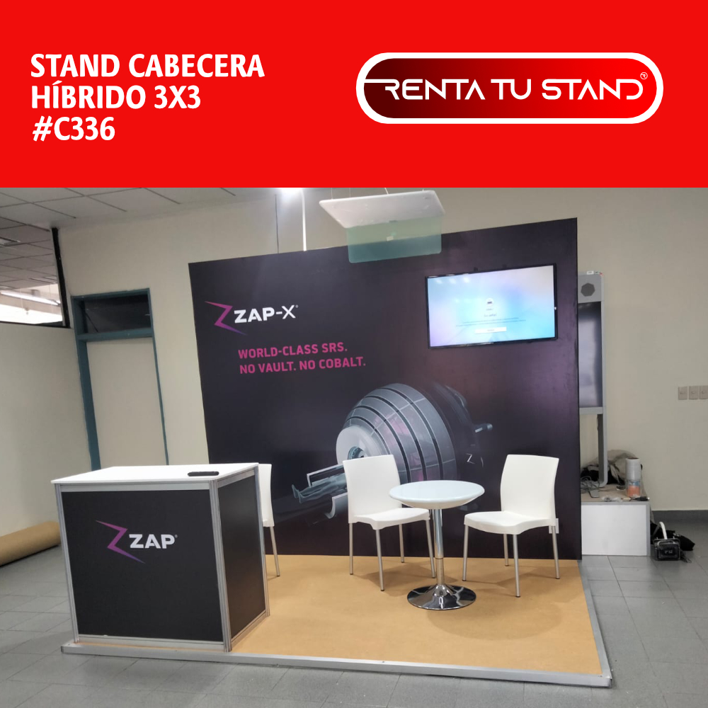 Stand hibdrido cabecera en renta 3x3