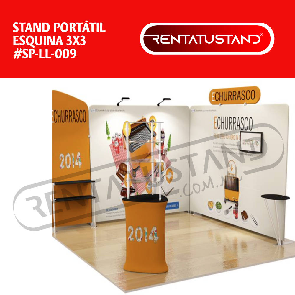 Stand publicitario portátil 3x3 en venta