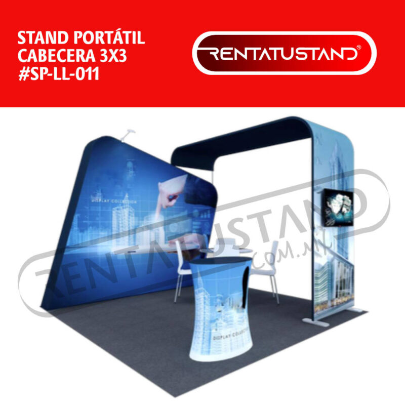 Stand publicitario portátil 3x3 en venta