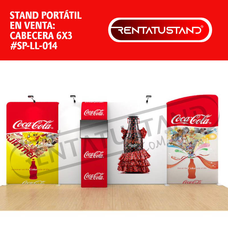 Stand publicitario portátil 6x3 en venta