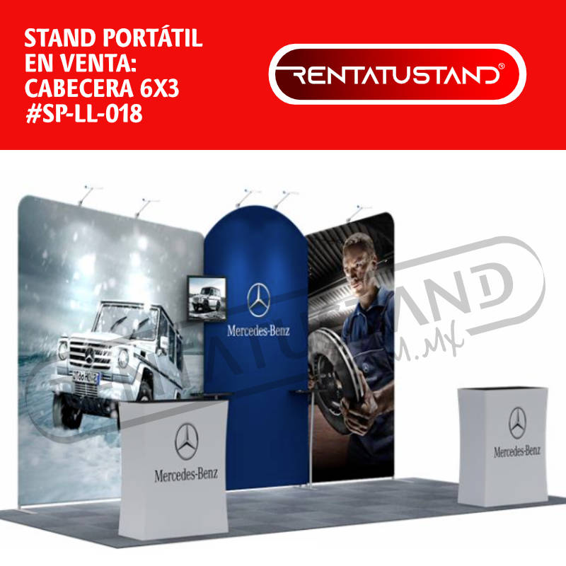 Stand publicitario portátil 6x3 en venta