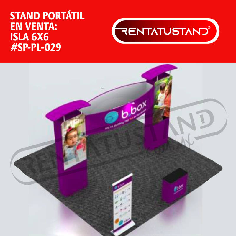 Stand publicitario portátil 6x6 en venta