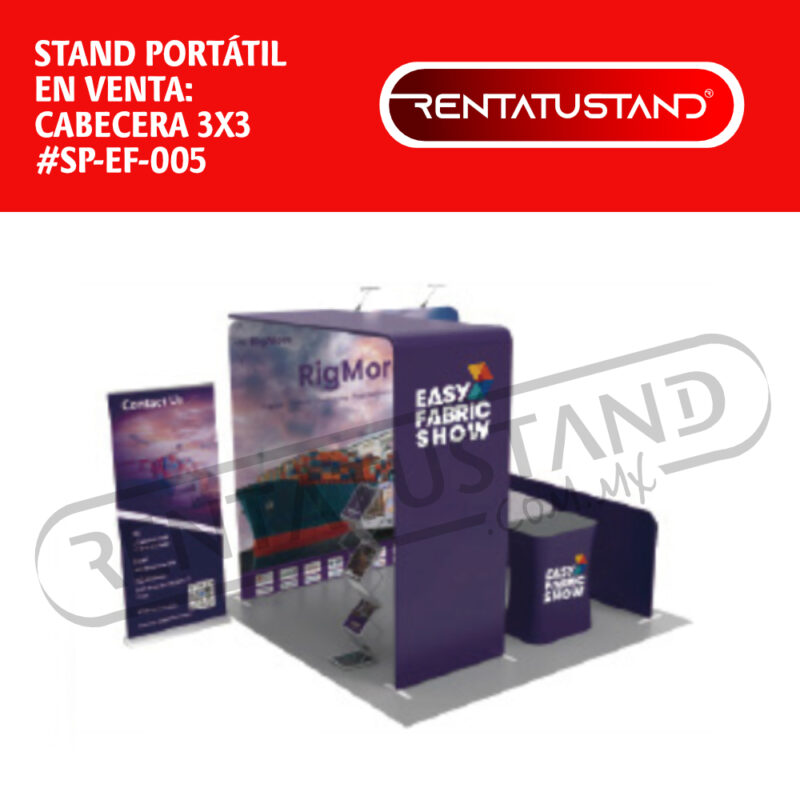 Stand publicitario portátil en venta