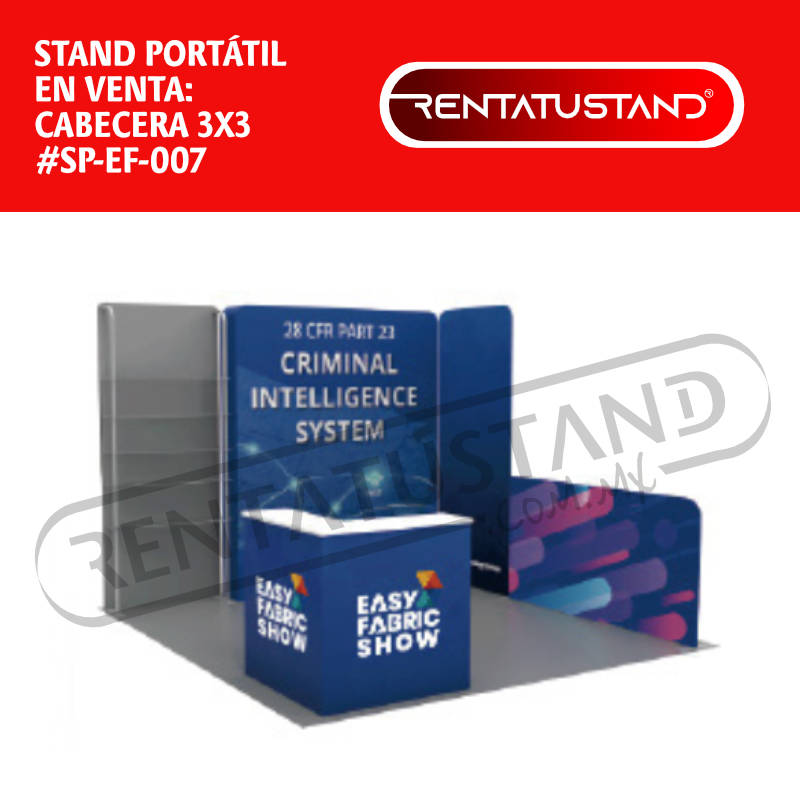 Stand publicitario portátil en venta