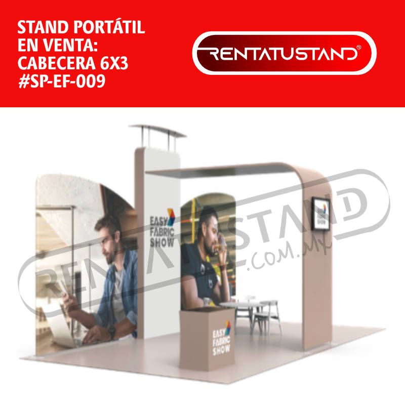 Stand publicitario portátil en venta