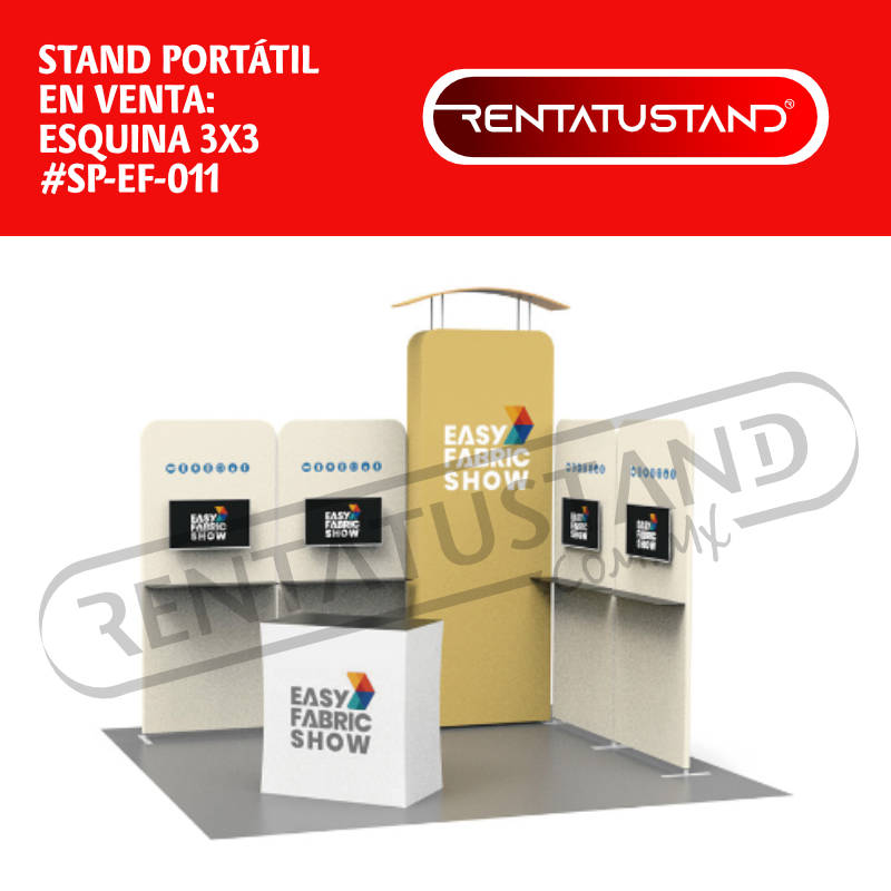 Stand publicitario portátil en venta