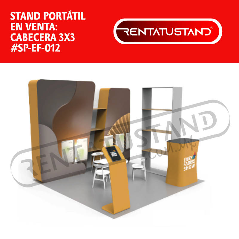 Stand publicitario portátil 3x3 en venta