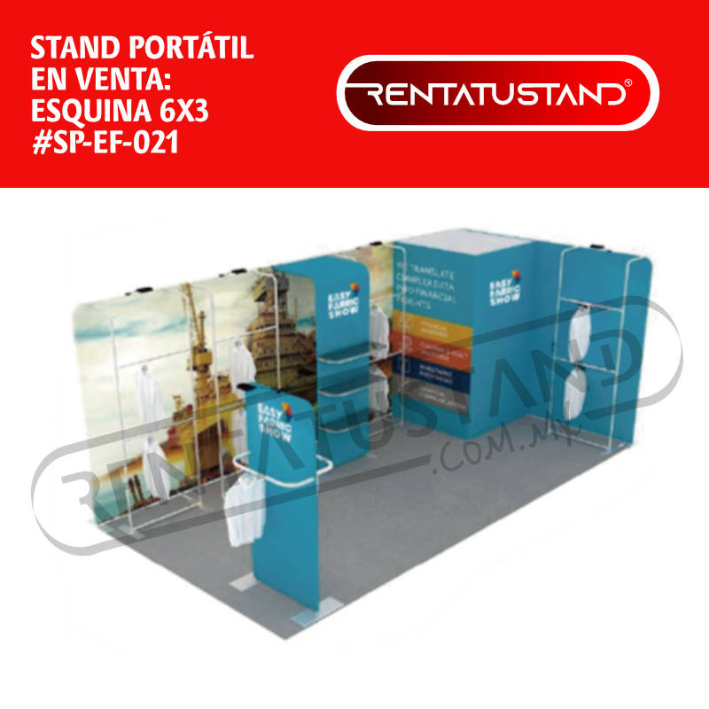 Stand publicitario portátil en venta