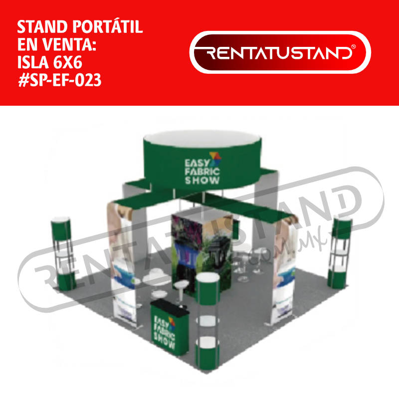 Stand publicitario portátil en venta