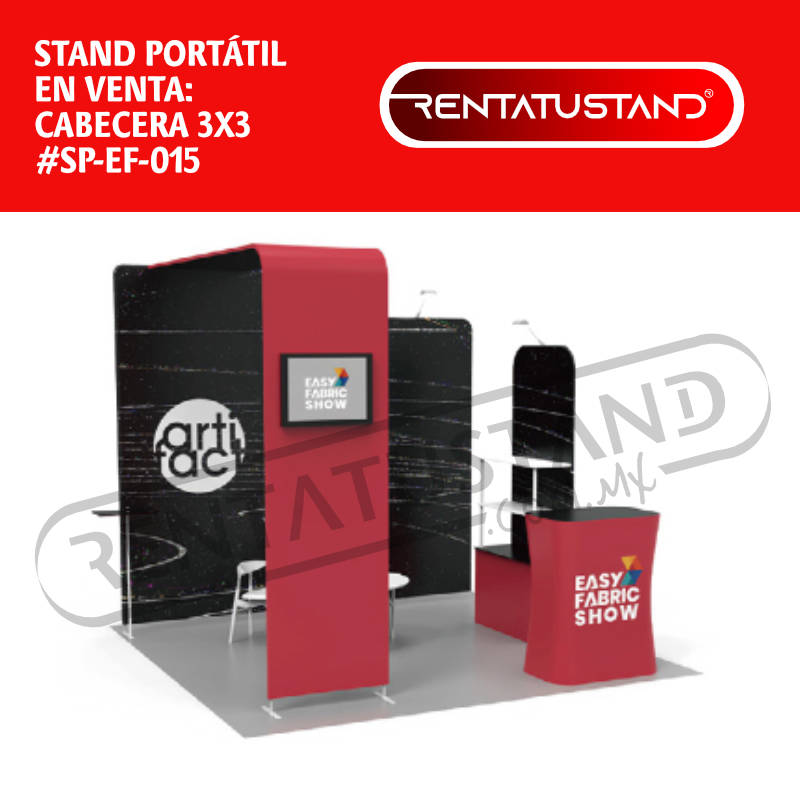 Stand publicitario portátil en venta