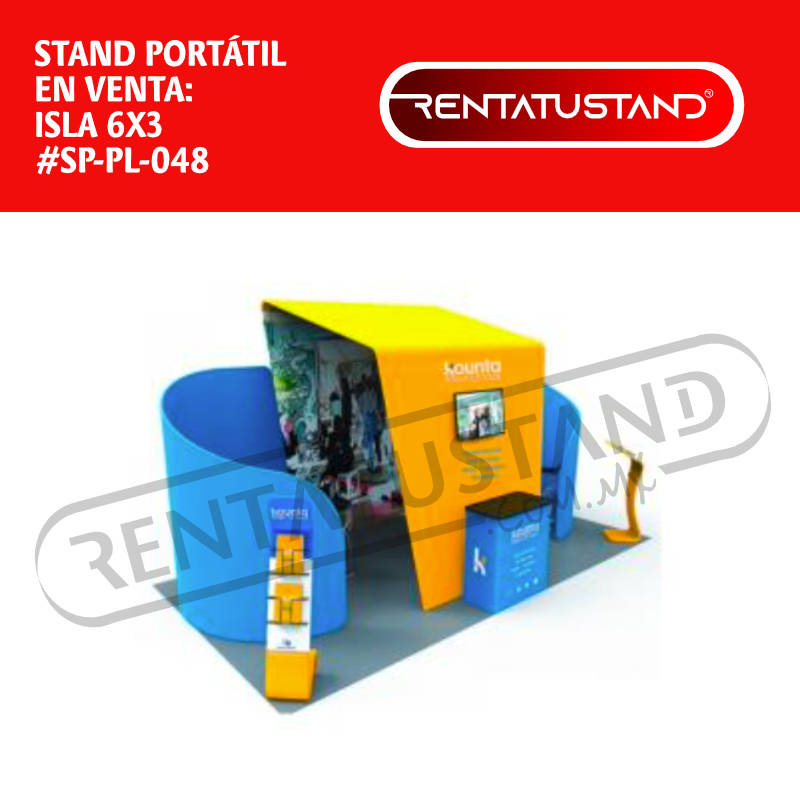 Stand publicitario portátil 6x3 en venta