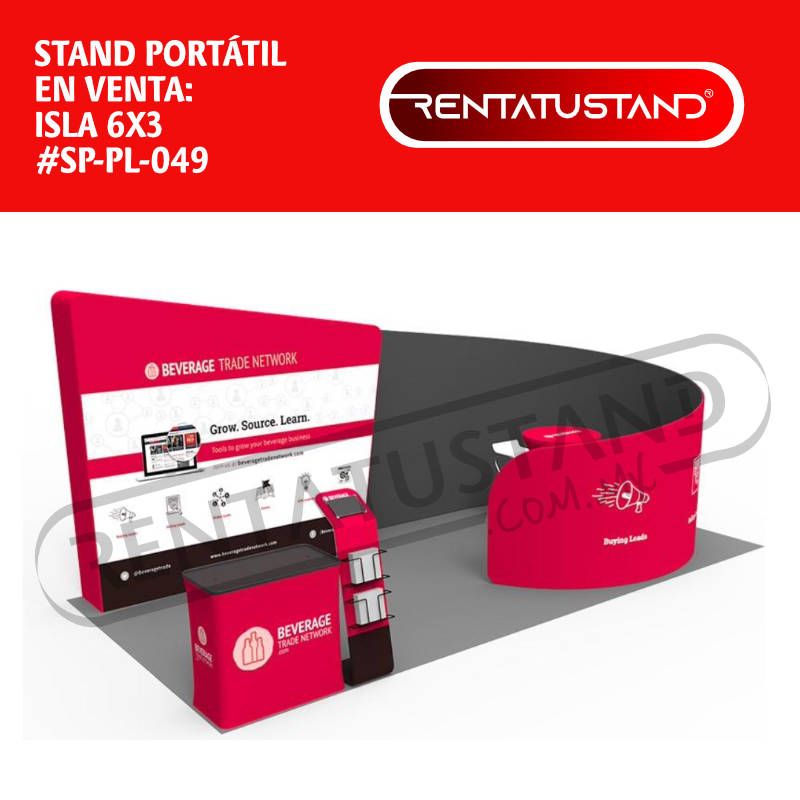 Stand publicitario portátil 6x3 en venta