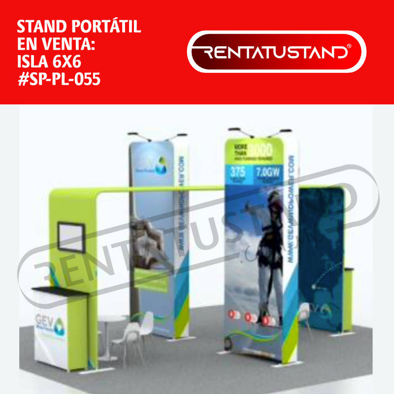 Stand publicitario portátil 6x6 en venta