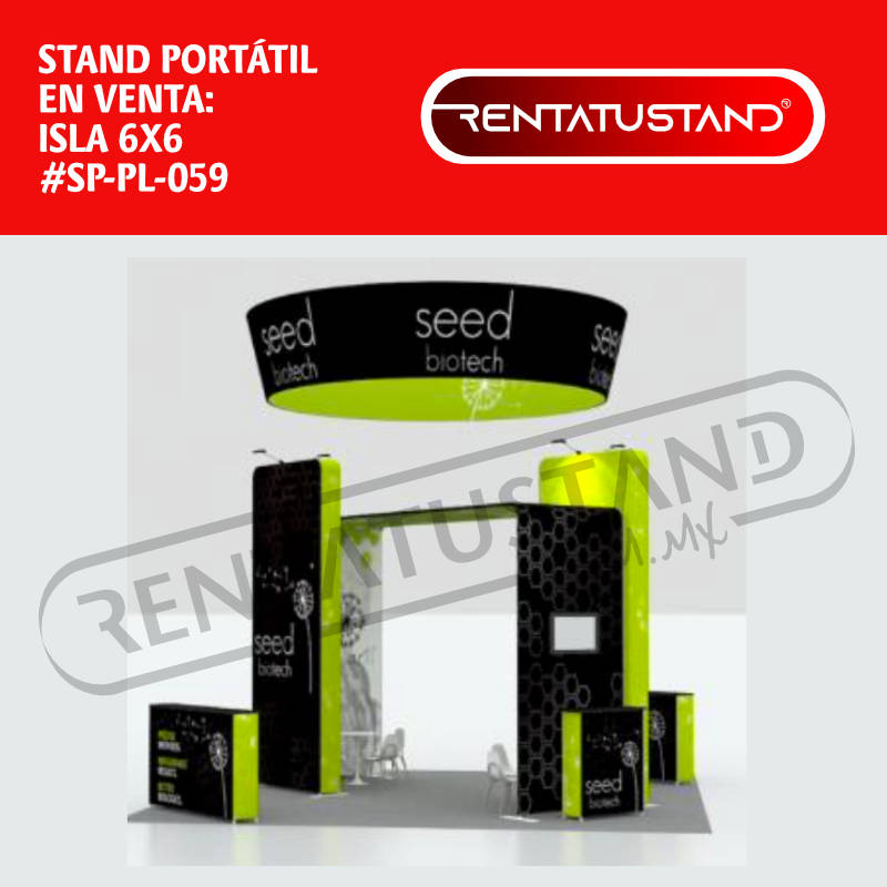 Stand publicitario portátil 6x6 en venta